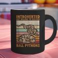 Ball Python Snake Introvert Ball Python Graphic Print Coffee Mug Ball Python Snake Introvert Ball Python Graphic Print Coffee Mug