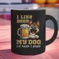 I Like Beer My Dog And Maybe 2 People Introvert Pun Graphic Print Coffee Mug