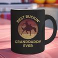 Best Buckin' Granddaddy Western Rodeo Cowboy Bucking Horse Graphic Print Coffee Mug