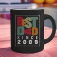 Best Dad Since 2009 Fathers Day Retro Vintage Graphic Print Coffee Mug