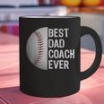Best Dad Coach Ever Baseball For Sport Lovers Graphic Print Coffee Mug