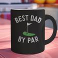 Best Dad By Par Golf Shirt Father's Day Daddy Graphic Print Coffee Mug