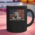 Best Dog Dad Ever American Flag American Bully Dad Graphic Print Coffee Mug
