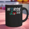 Best Nurse Graduation- RN Nurse Established 2019 LPN Graphic Print Coffee Mug
