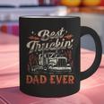 Best Truckin Dad Ever Trucker Truck Driver Father's Day Men Graphic Print Coffee Mug