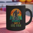 Bigfoot Introvert People Not A Big Fan Retro Sasquatch Graphic Print Coffee Mug