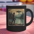 Bigfoot Sasquatch Alien Spaceship UFO Introvert Bruh Graphic Print Coffee Mug Bigfoot Sasquatch Alien Spaceship UFO Introvert Bruh Graphic Print Coffee Mug