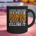 Bonus Cheer Dad Cheer Step Dad Graphic Print Coffee Mug