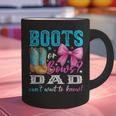 Boots Or Bows Dad Loves You Gender Reveal Party Graphic Print Coffee Mug