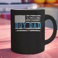 Boy Dad Proud Dad Of Boy Father Of Boy Shirt For Dad US Flag Graphic Print Coffee Mug