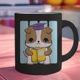 Bulldog Anime Pup Graduation Graphic Print Coffee Mug