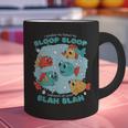 Cartoon Sarcasm Anti-Social Nihilism Introvert Fish Graphic Print Coffee Mug