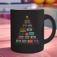 Cassette Tape Christmas Tree Graphic 80s 90s Retro Nostalgia Graphic Print Coffee Mug