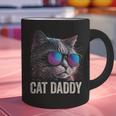 Cat Daddy Shirt Cat Sunglasses Cool Cat Dad Men Father Graphic Print Coffee Mug
