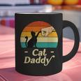 Cat Daddy Vintage Cat Lover Cat Dad Fathers Day Graphic Print Coffee Mug