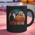 Cat Loving Daddy Fathers Day Mens None Best Cat Dad Ever Paw Fist Bump Fathers Day TeeShirt Small US Graphic Print Coffee Mug