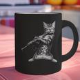 Cat Playing The Clarinet For Cat Lover Cat Mom Cat Dad Graphic Print Coffee Mug