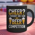 Cheer Dad Cheerleader I Thought She Said Beer Competition Graphic Print Coffee Mug