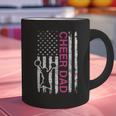 Cheer Dad Flag Pink Cheerleading Graphic Print Coffee Mug Cheer Dad Flag Pink Cheerleading Graphic Print Coffee Mug