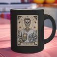 Cheer Dad Tarot Card Skeleton Cheerleading Fathers Day Graphic Print Coffee Mug