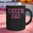 Cheer Dad Vintage Retro Cheerleading Pink Graphic Print Coffee Mug Cheer Dad Vintage Retro Cheerleading Pink Graphic Print Coffee Mug
