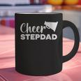 Cheer Stepdad Cheerleading Step Dad Cheerleader Stepfather Graphic Print Coffee Mug
