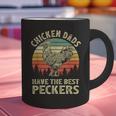 Chicken Dads Have The Best Peckers Vintage Apparel Graphic Print Coffee Mug Chicken Dads Have The Best Peckers Vintage Apparel Graphic Print Coffee Mug