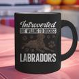 Chocolate Lab Dog Introvert Chocolate Labrador Retriever Graphic Print Coffee Mug Chocolate Lab Dog Introvert Chocolate Labrador Retriever Graphic Print Coffee Mug