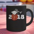 Class Of 2018 Basketball Senior Graduation Shirt Grad Graphic Print Coffee Mug