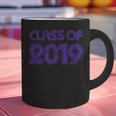 Class Of 2019 High School Graduation Purple Senior Graphic Print Coffee Mug