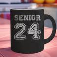 Class Of 2024 Senior Graduation Tee Back To School Vintage Graphic Print Coffee Mug