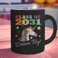 Class Of 2031 Magical Unicorn Graduation Cap Graphic Print Coffee Mug