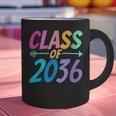 Class Of 2036 First Day Kindergarten Grow With Me Graduation Graphic Print Coffee Mug
