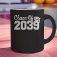 Class Of 2039 Senior 2039 Kindergarten To Graduation Graphic Print Coffee Mug