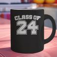 Class Of 24 2024 School Tee Shirt Graduation Class Party Graphic Print Coffee Mug