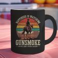 Classic Western Nostalgia Cowboy Sunset Graphic Print Coffee Mug