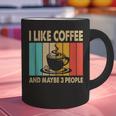 I Like Coffee And Maybe 3 People Introvert Anti-Social Graphic Print Coffee Mug