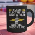 Cool Electrician For Men Dad Professional Electrician Graphic Print Coffee Mug