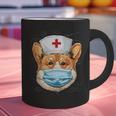 Corgi Dog Nurse RN Nursing School Graduation Graphic Print Coffee Mug