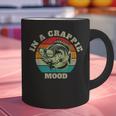 In A Crappie Mood Retro Fishing Sarcastic Dad Graphic Print Coffee Mug