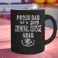 Criminal Justice Grad Proud Dad Vintage GraduationShirts Graphic Print Coffee Mug