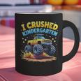 I Crushed Kindergarten Monster Truck Graduation Boys Kids Graphic Print Coffee Mug