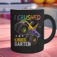 I Crushed Kindergarten Monster Truck Graduation Boys Small Graphic Print Coffee Mug
