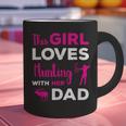Cute Girls Hunting Dad Daughter Hunting Buddy Hunter Graphic Print Coffee Mug