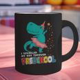 Cute Magical Ballerina Dino Unicorn Preschool Graduation Graphic Print Coffee Mug