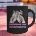 Dabbing Unicorn Kindergarten Graduation Dab Dance Girl Graphic Print Coffee Mug