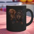 Dachshund Shirt Doxie Mom Dad Love Wiener Dog Puppy Cute Tee Graphic Print Coffee Mug