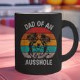 Dad Of An Ausshole Australian Shepherd Aussie Graphic Print Coffee Mug