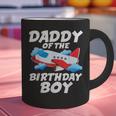 Dad Of The Birthday Boy Airplane Graphic Print Coffee Mug