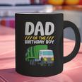Dad Of The Birthday Boy Garbage Truck Birthday Party Graphic Print Coffee Mug